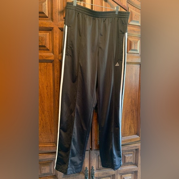 ADIDAS Men’s Black Track Pants Large - Picture 1 of 6